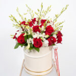 Hat box Rose & Orchid Harmony
