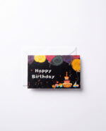 "Birthday Wishes" Seasonal Flowers with Balloon & Card - Image 3