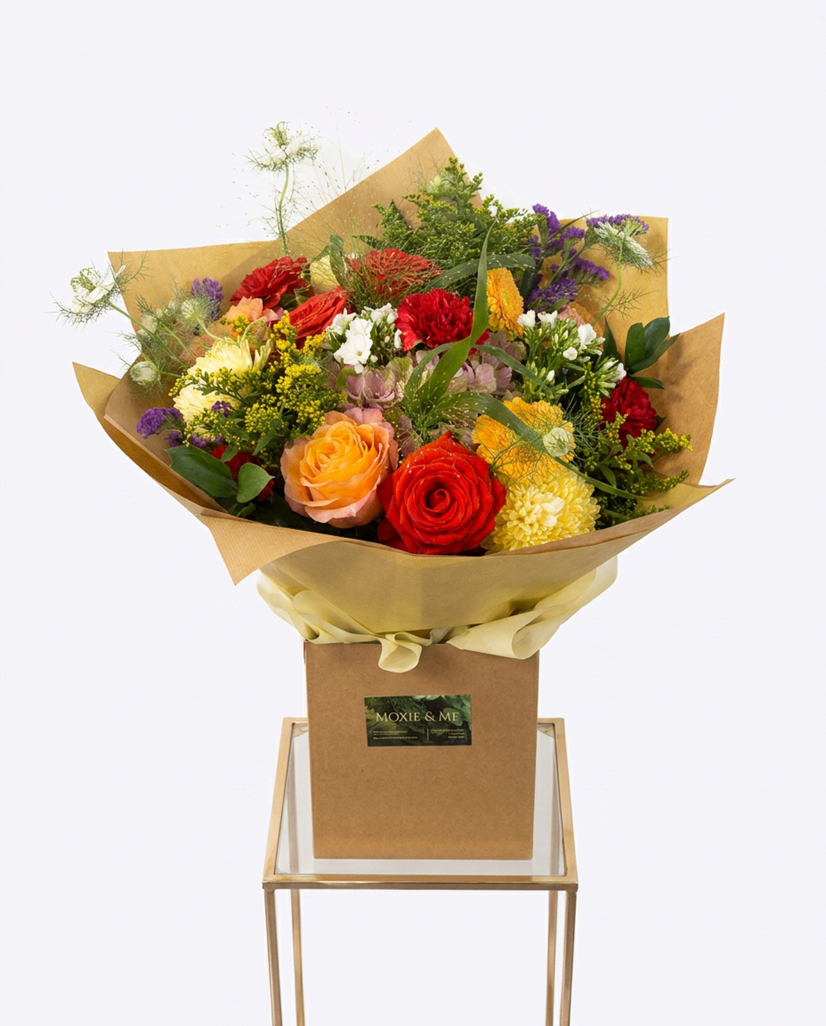 A moss&ivy florist Bedford, weeding flowers, birthday flowers floristmossandivy.uk (14) Colorful Birthday Bouquet - Image 1