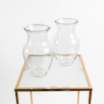 Clear Glass Vase 20x10 cm